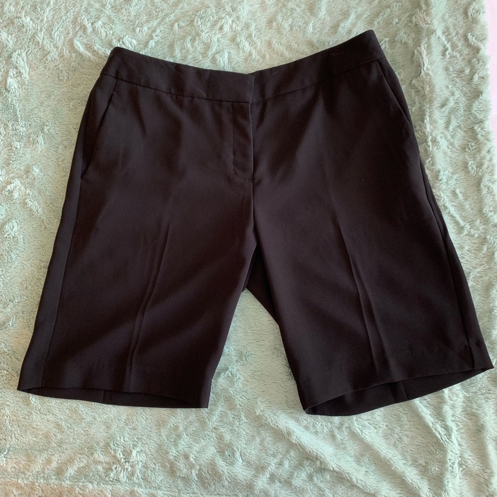 Express black business shorts